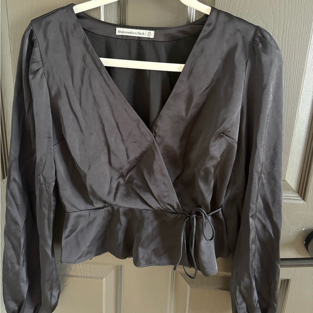 Abercombie Black Long Sleeve Top